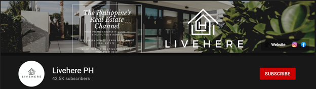 Live Here PH, Youtube Realty Channel