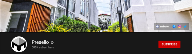 Presello, Youtube Realty Channel