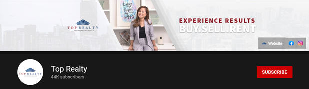 Top Realty, Youtube Realty Channel