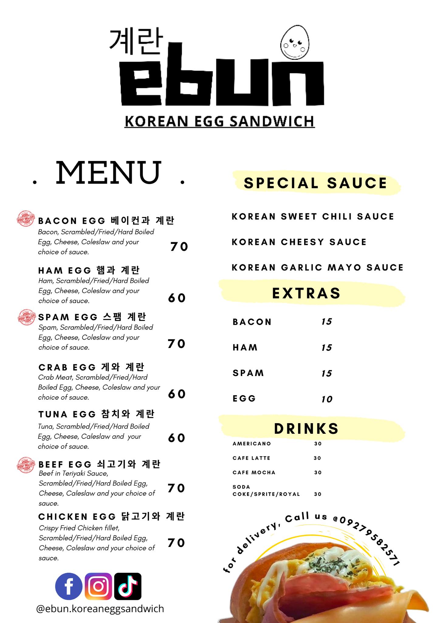 Eggdrop Sandwich Shop Pampanga | Ebun