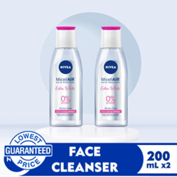 Nivea at Shopee Big Christmas Sale - NIVEA Face Cleanser MicellAIR Extra White Micellar Water, 200ml