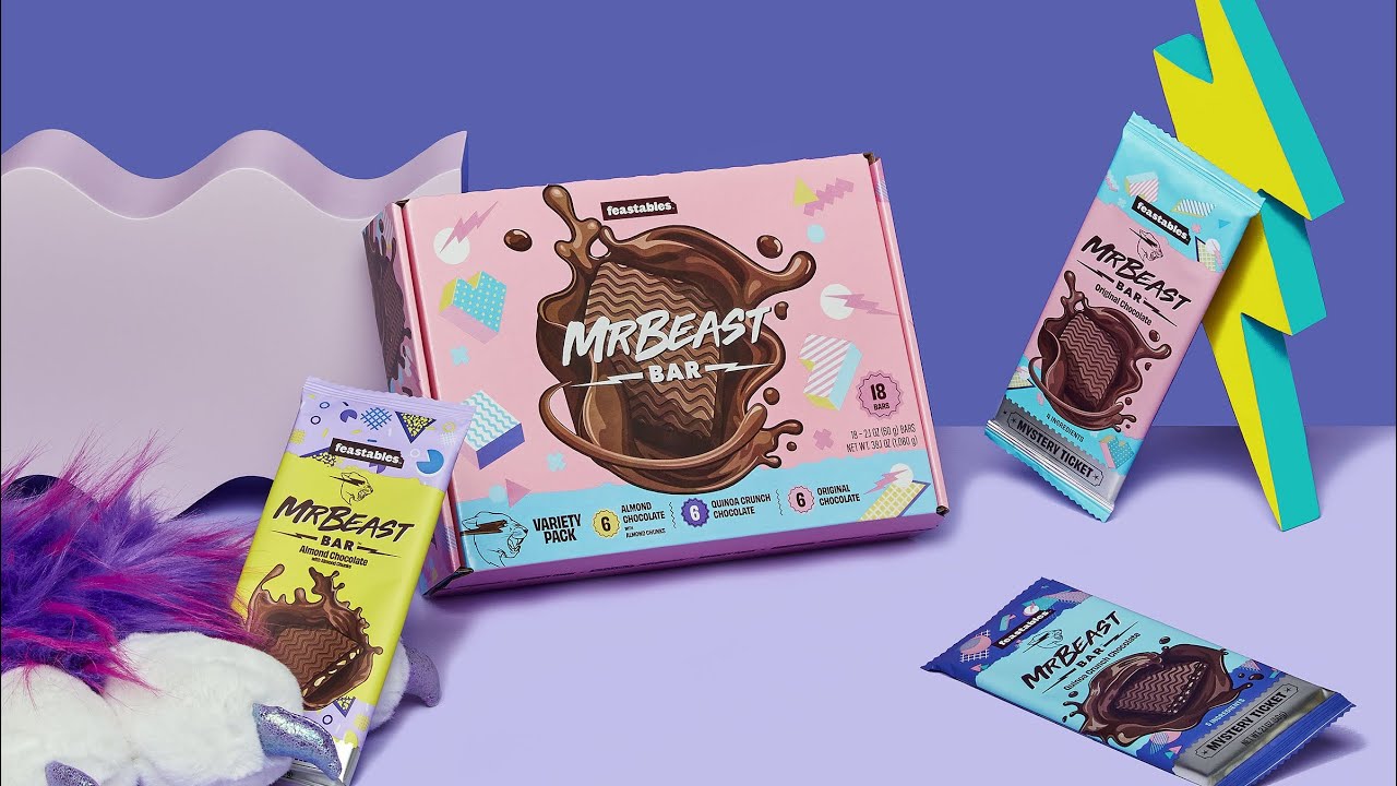 MrBeast's Tasty Chocolate Bars