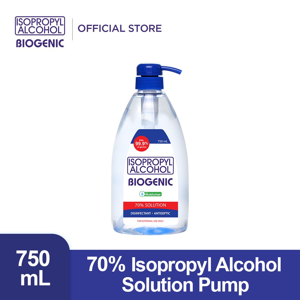 Biogenic Isopropyl 70% 750ml Pump