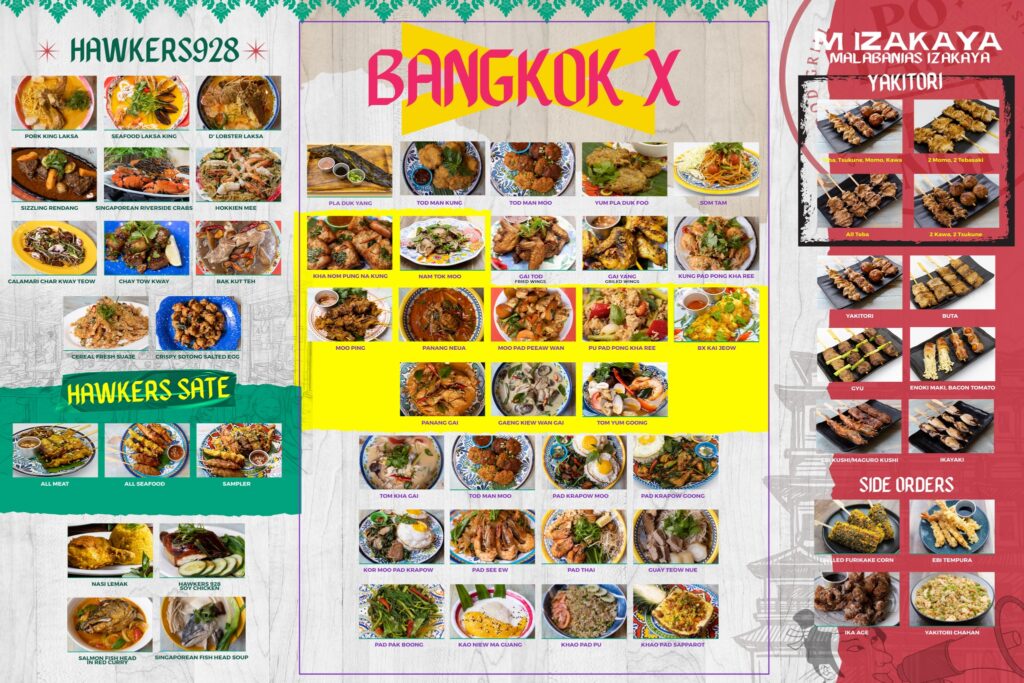 Potang Bengi Seafood Grill and Asian Eatery Menu