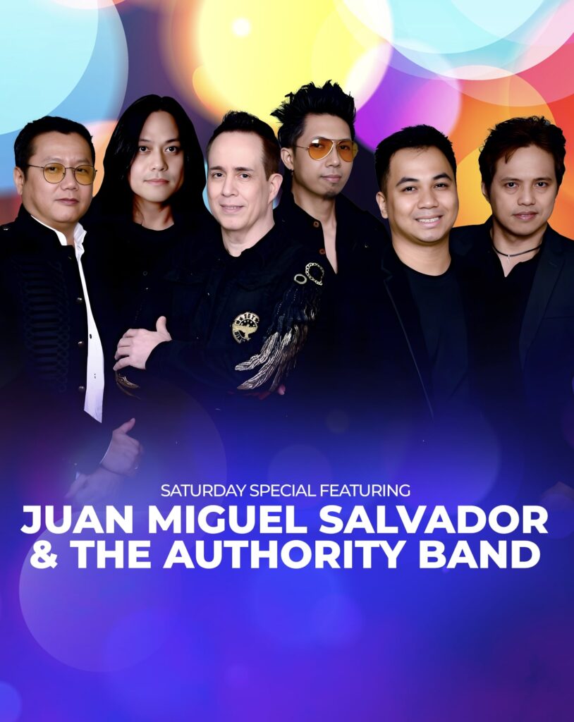Juan Miguel Salvador & The Authority Band Bring 80s Vibes to Winford Manila